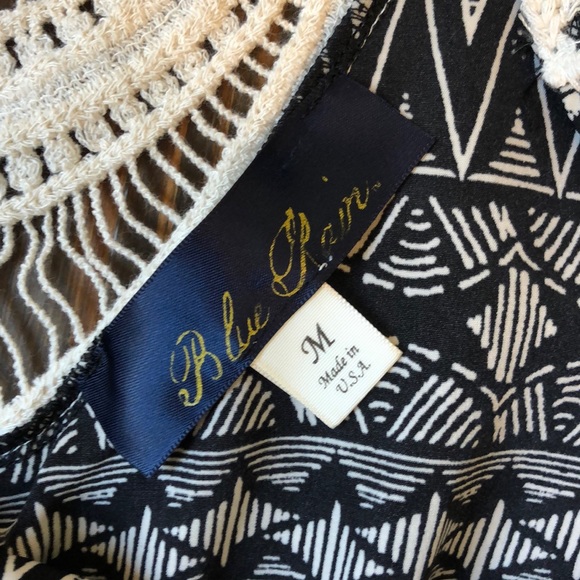 SOLD Blue Rain (Francesca’s) Romper, Size M - Picture 7 of 7